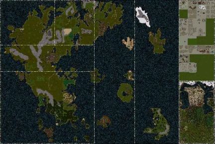 a map of the server boundaries